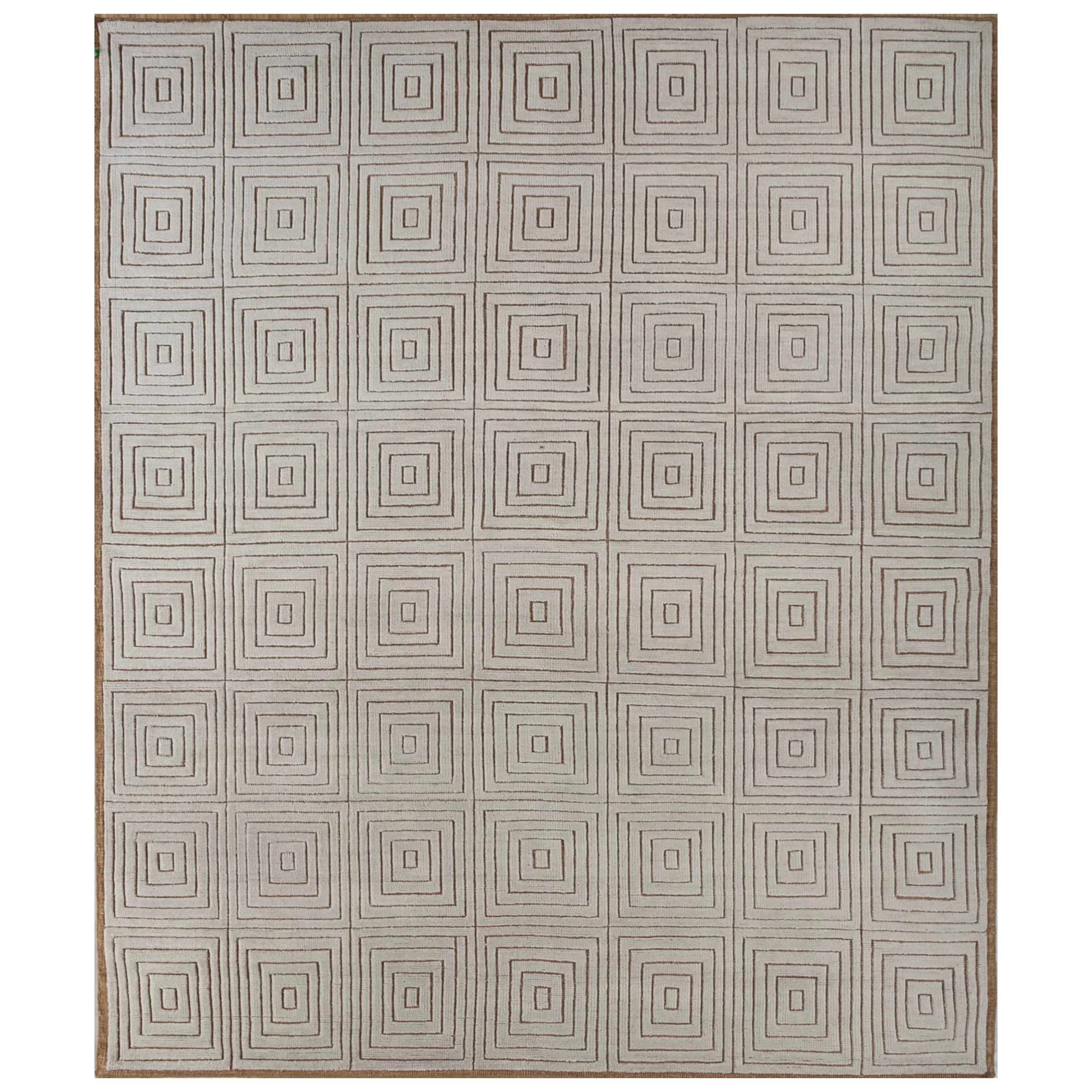 Sahara Dreams Antique White & Honey Yellow 240X300 cm Handknotted Rug For Sale