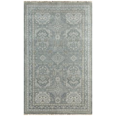 Icy Medley Glacier Gray & BlueBell 200X300 Cm Handknotted Rug