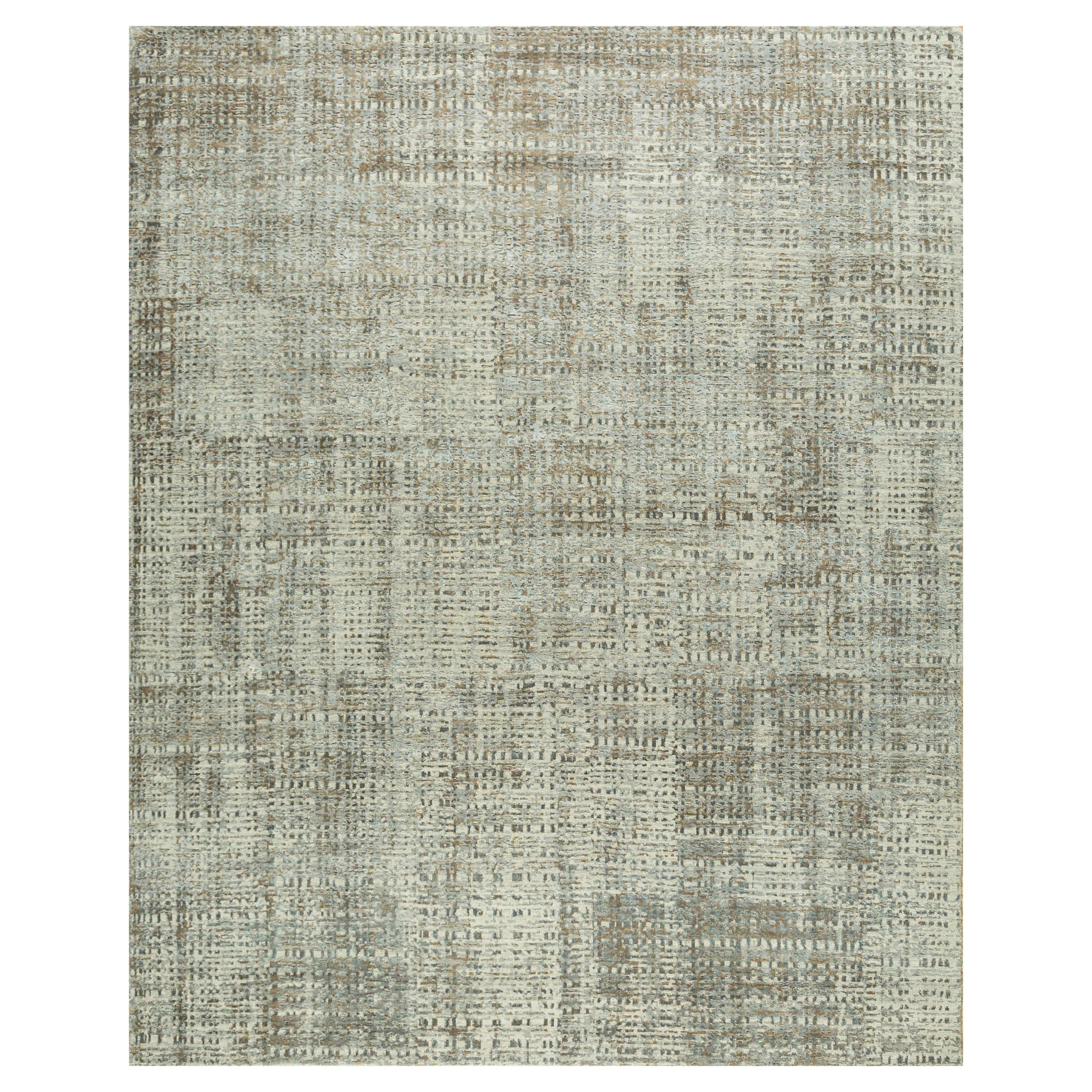 Gentle Overture Antique White Soft Gray 300X420cm Handknotted Rug For Sale