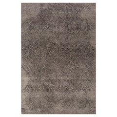 Handgeknüpfter Artisan Dreamscape Teppich in Dunkel- Frostgrau & Ebenholz 180X270 cm