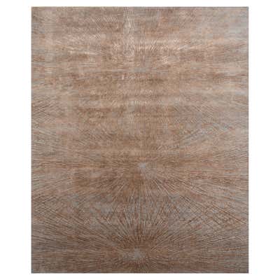 Silk Trellis Ashwood and Honey 180 Round cm Hand Knotted Rug For Sale ...