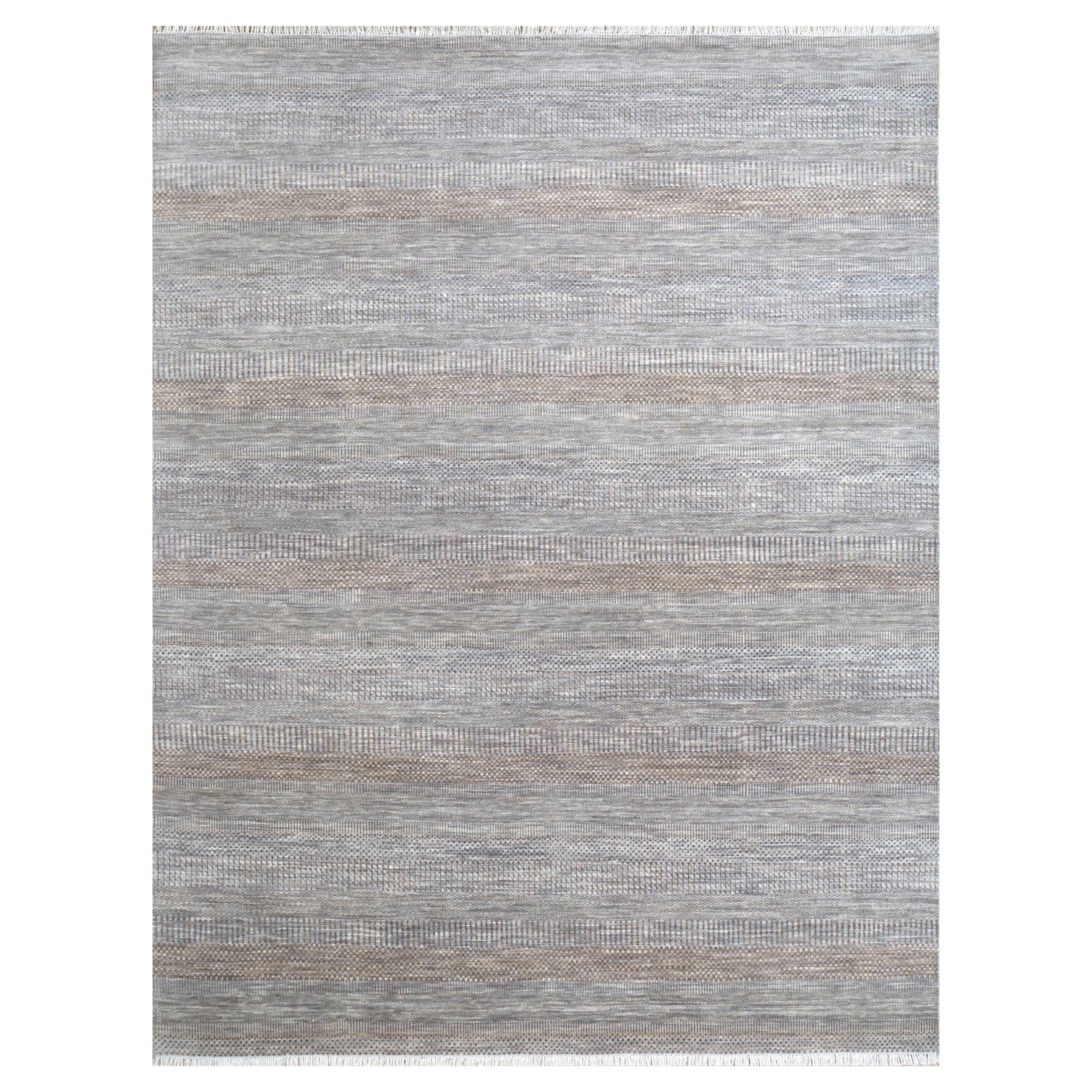 Transcendent Horizon Gold Brown 240X315 Cm Handknotted Rug For Sale