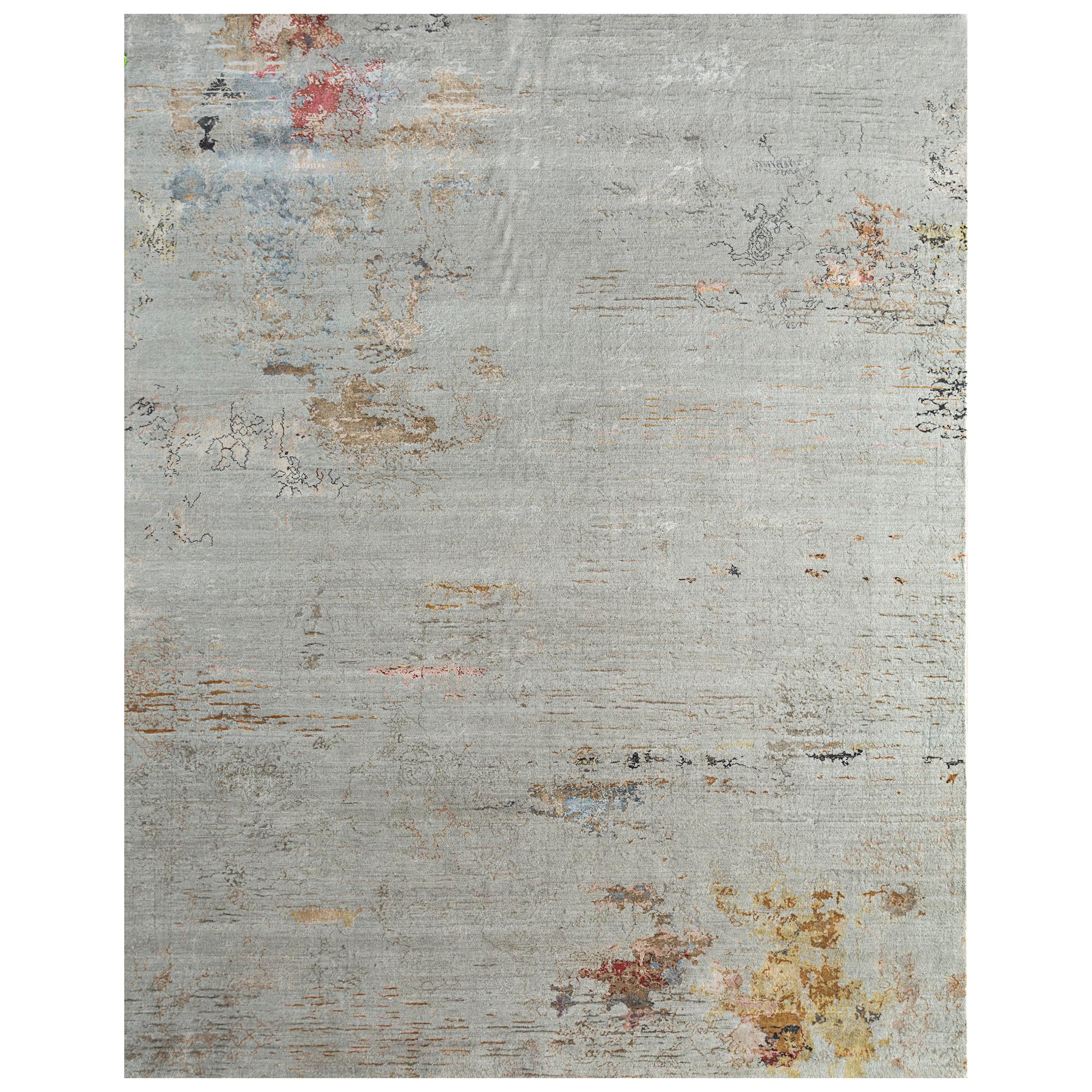 Honeyed Harmony Classic Gray Honey 240X300cm Handknotted Rug For Sale
