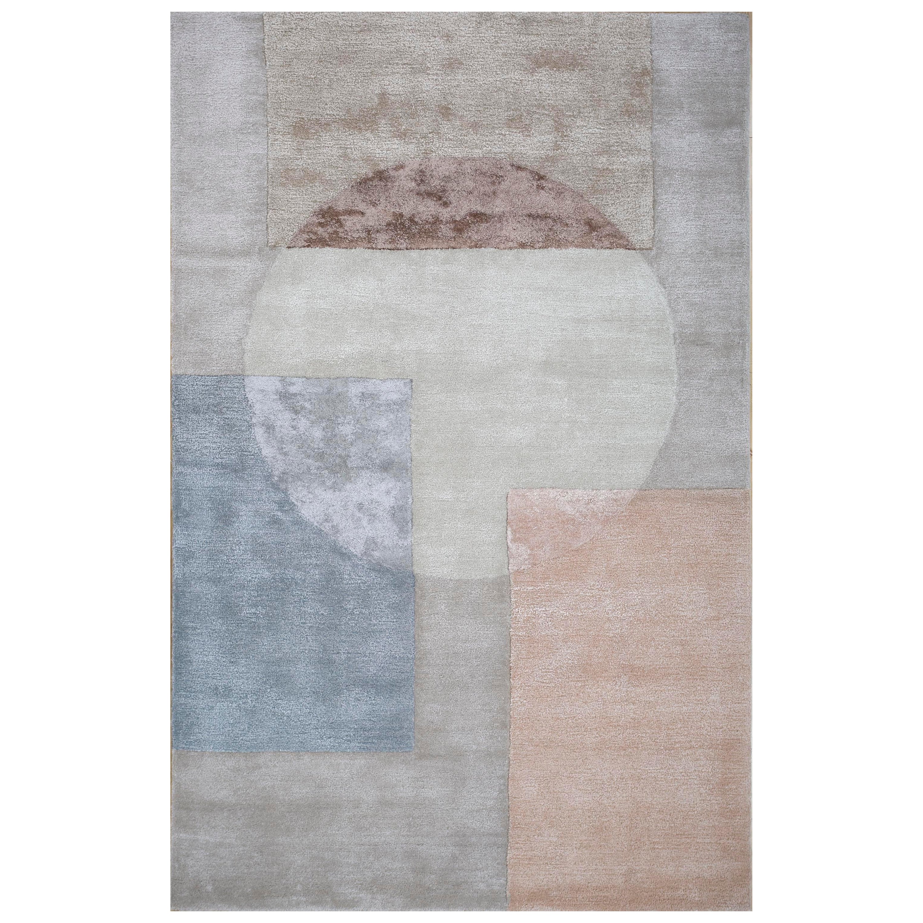 Velvet Verve Ivory Pink Tint 180x270 cm Hand Tufted Rug