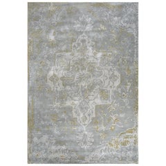 Tappeto Lustrous Loom Sky Blue Bluebell 180x270 cm, tessuto a mano