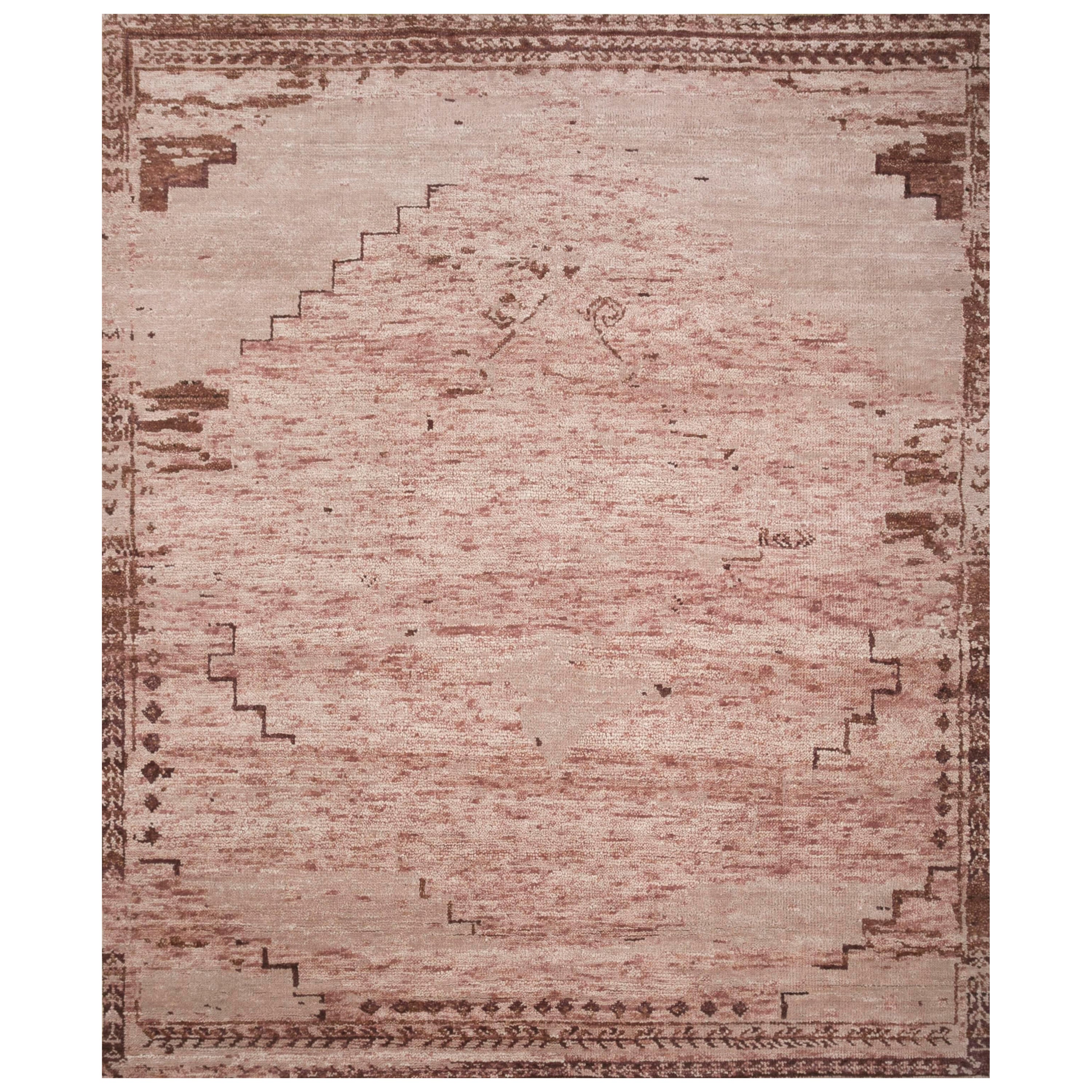 Whispering Winds Light Coral & Teacup Rose 240X300 cm Handknotted Rug