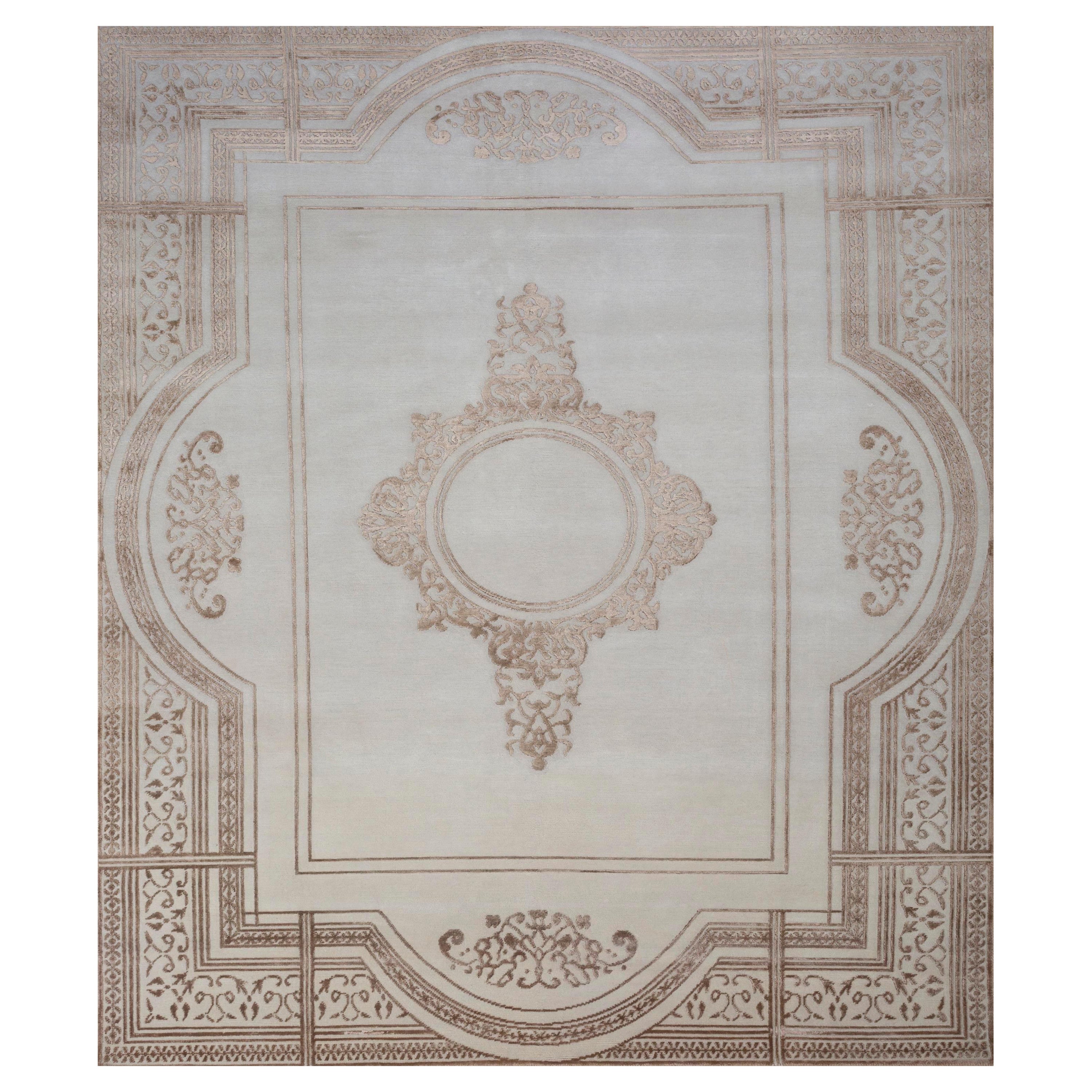 Sublime Comfort White & Honey 180X270 cm Handknotted Rug