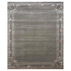 Tranquil Fusion Nickel & Light Coffee 240x300 Cm Handknotted Rug