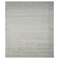 Platinum Dew White Ice & Linen 240x300 cm Hand Knotted Rug
