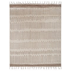Tappeto Serenity Veil Cloud White & Clay 240X300 cm annodato a mano