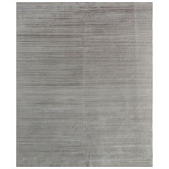 Nimbus Shadow Soft Gray & Nickel 240x300 cm Tappeto annodato a mano