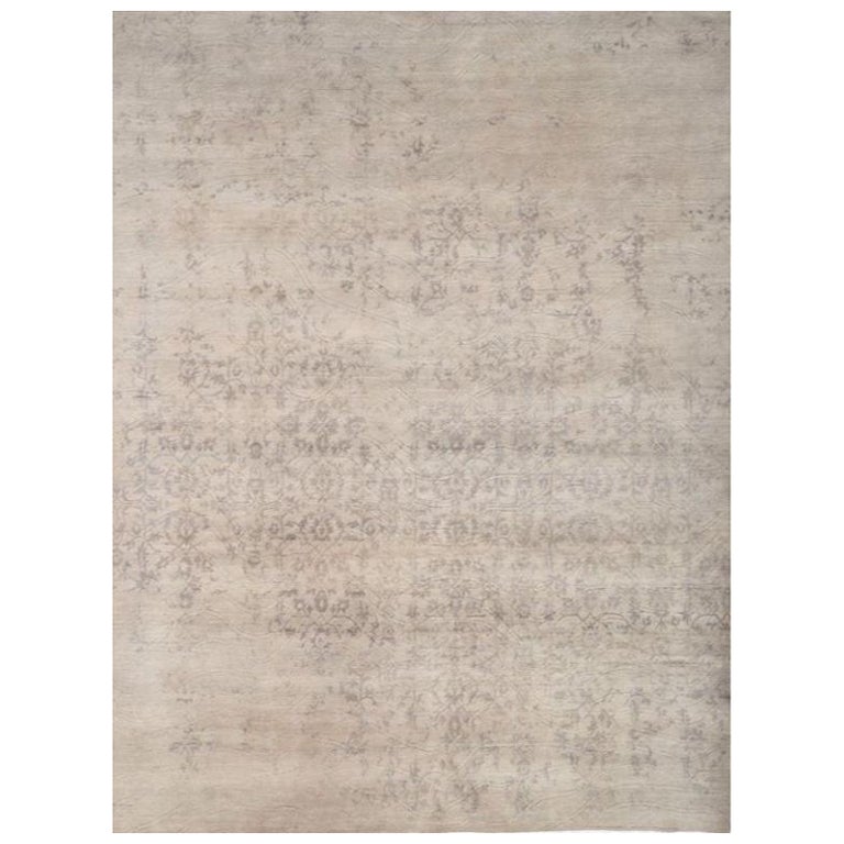 Eclipsed Haute Classic Gray & Classic Gray 240x330 cm Hand Knotted Rug For Sale