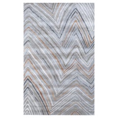 Earthsong Handgetufteter Teppich aus Eschenholz und dunklem Taupe 240x330 cm