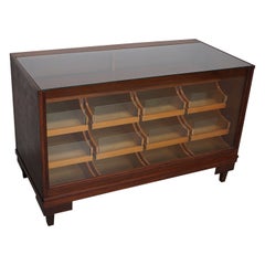 Used Oak Haberdashery Cabinet or Shop Counter, 1950/60s