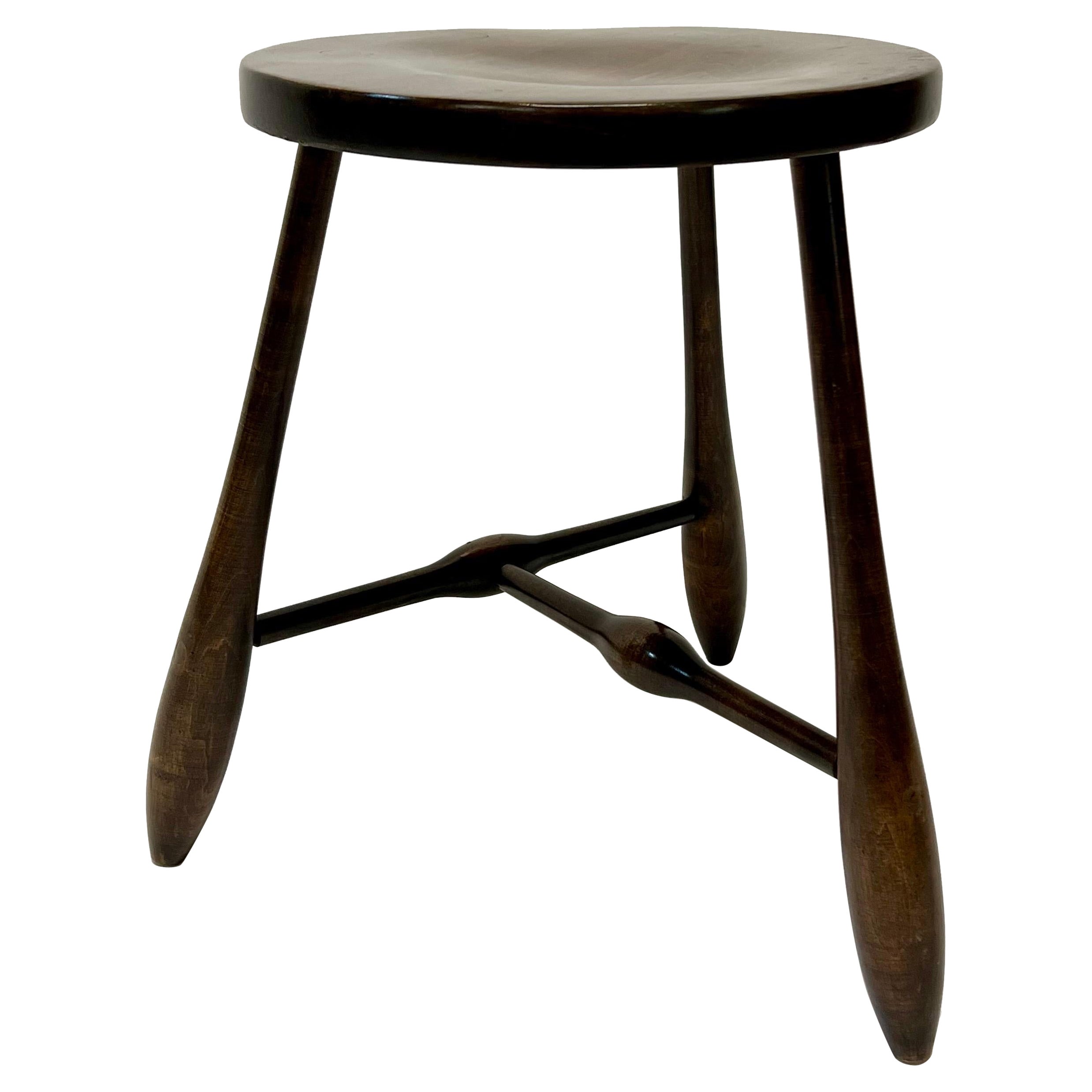 Vintage Tripod Stool by Hale of Vermont c1960s For Sale