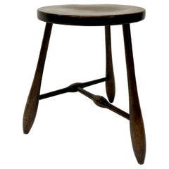 Tabouret tripode de Hale of Vermont des années 1960