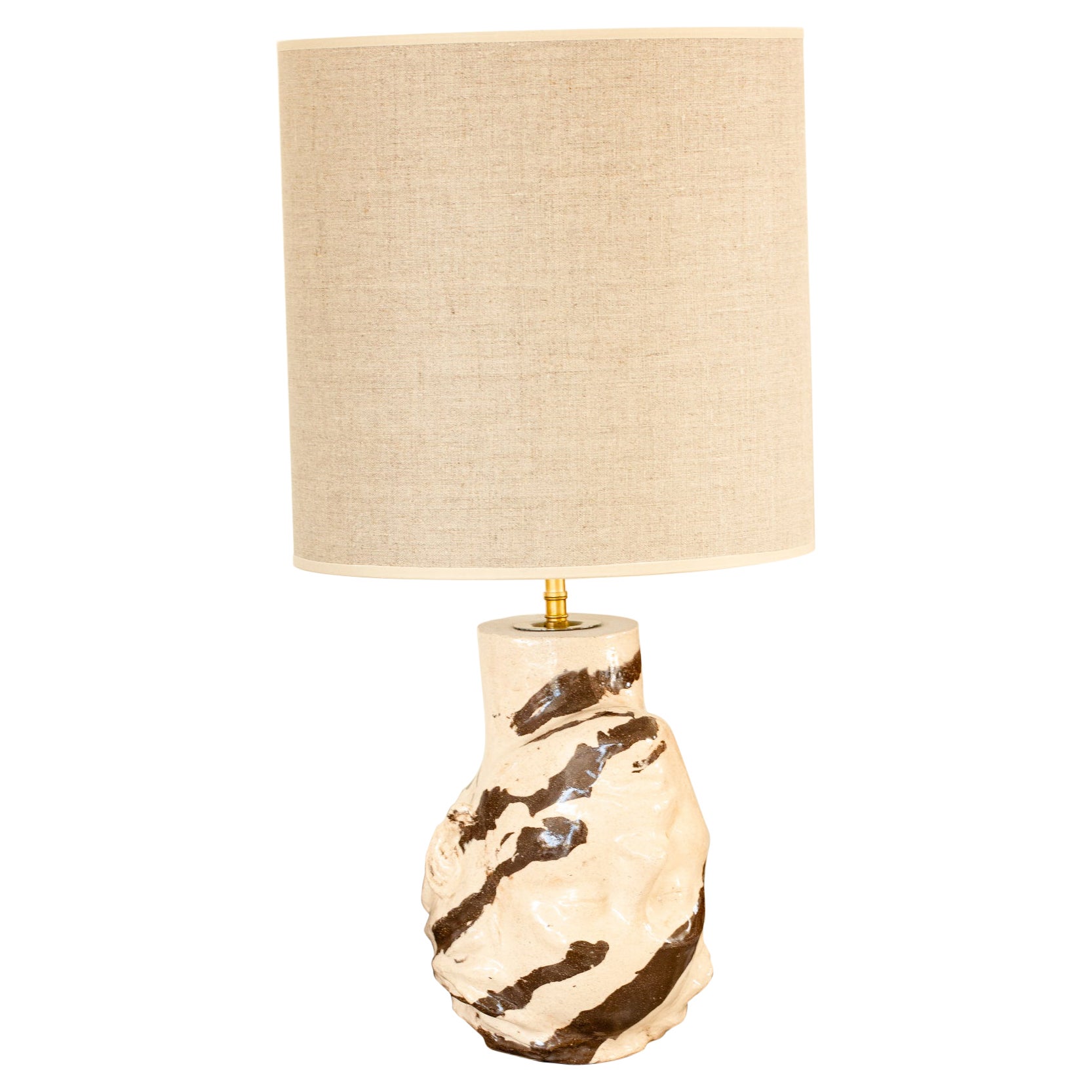 Upside Down Head Table Lamp by Di Fretto For Sale