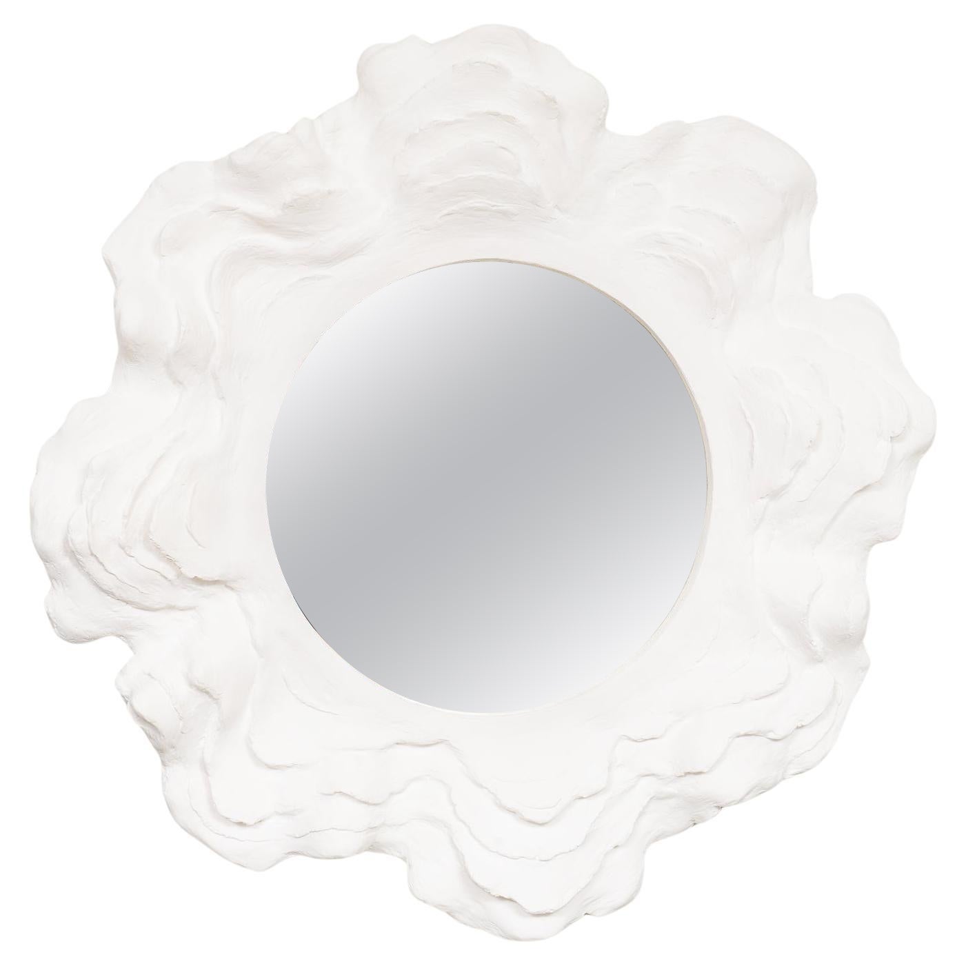 Custom Circular Plaster Mirror For Sale