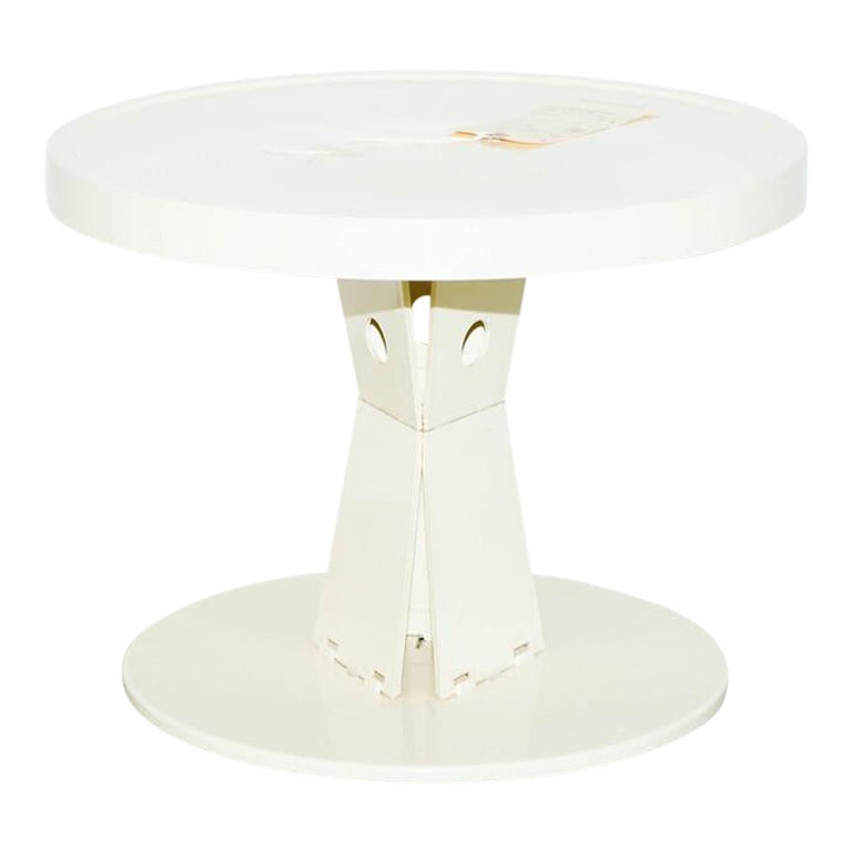 Guzzini Side Table - Ivory For Sale