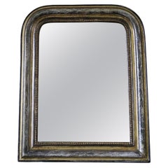 Antique petit miroir mural de qualité du 19ème siècle, doré à l'excès