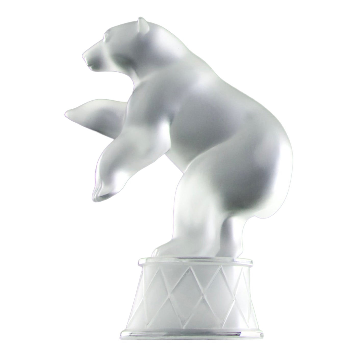Lalique, grande sculpture d'ours de cirque, France, années 2000 en vente
