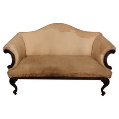Used Chippendale Camelback Sofa, Circa 1770