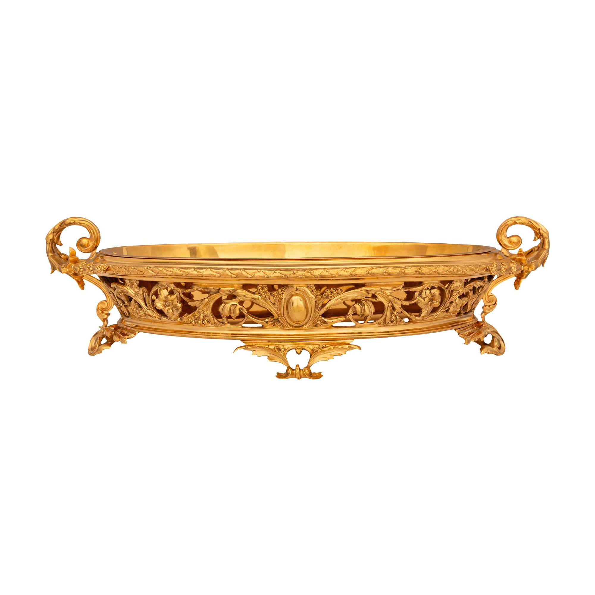 French 19th Century Louis XVI St. Belle Époque Period Ormolu Centerpiece For Sale