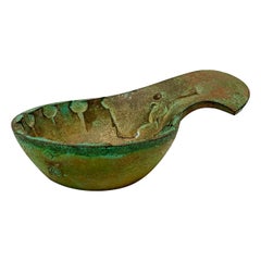 Retro Paolo Soleri Bronze Abstract Bowl c1960s