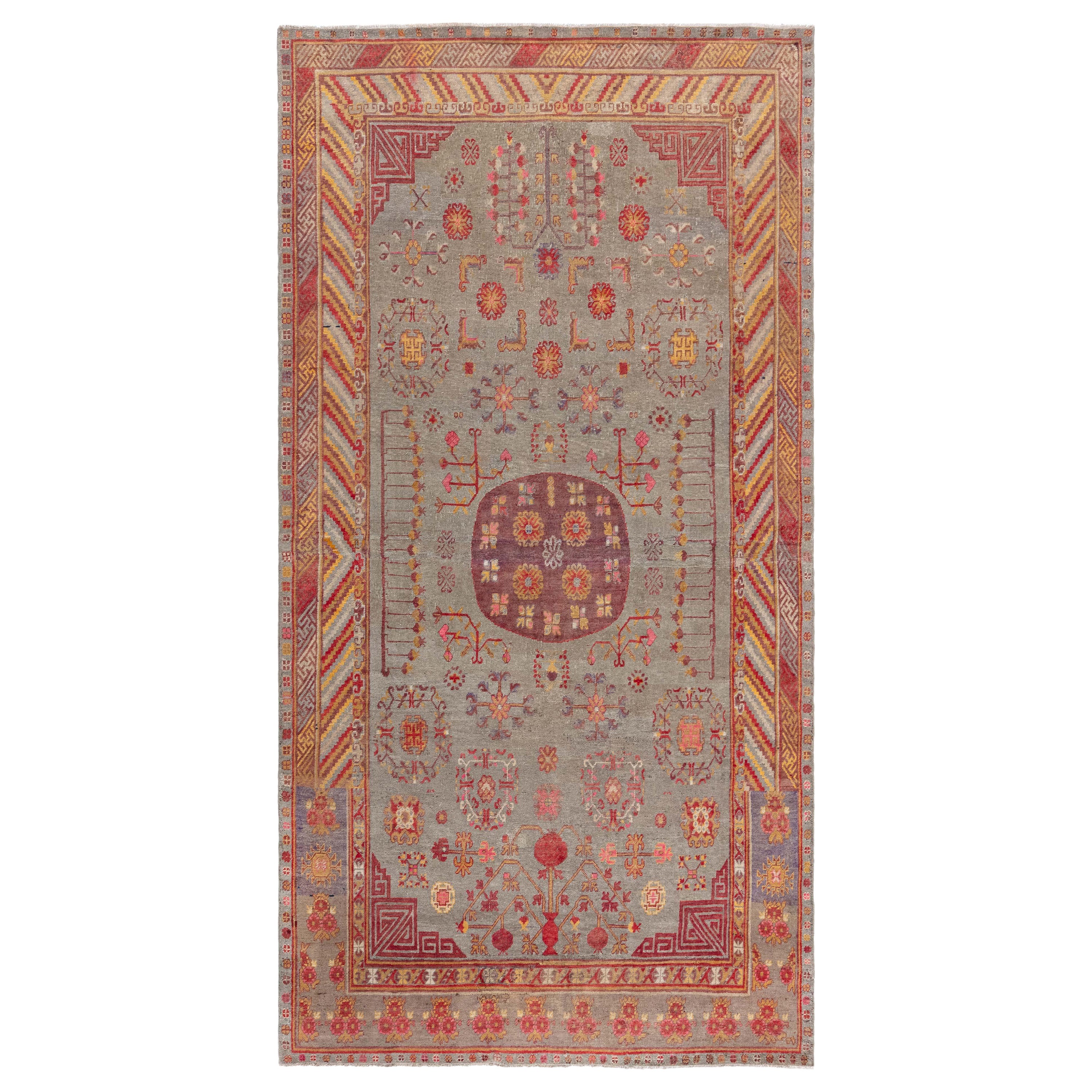 Vintage Samarkand Rug For Sale