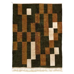 Moroccan Beni Mrirt rug 6’x9’, Geometric Rectangular Pattern rug, Custom-made