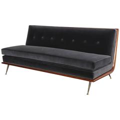 Rare Armless Sofa by T. H. Robsjohn-Gibbings