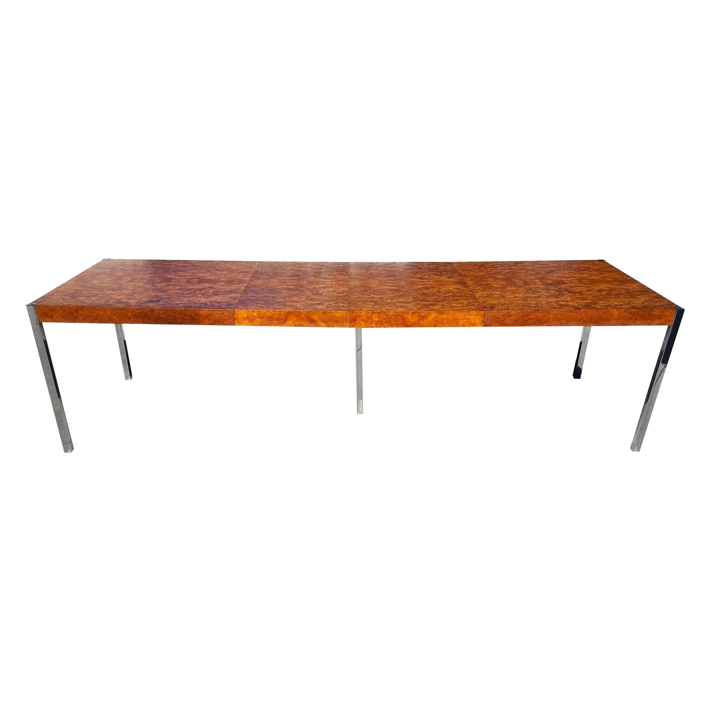 Harvey Probber MCM Dining Conference Table 2 Leaves For Sale