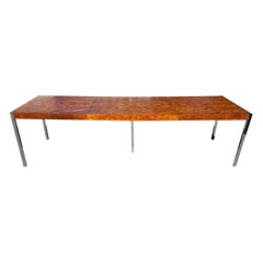 Used Harvey Probber MCM Dining Conference Table 2 Leaves