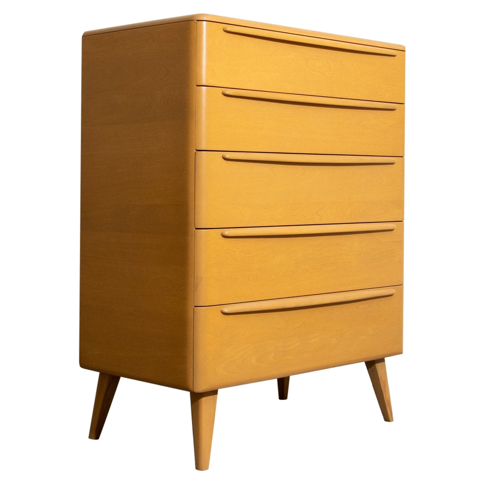 1950s Heywood Wakefield Encore highboy dresser art deco mid century modern