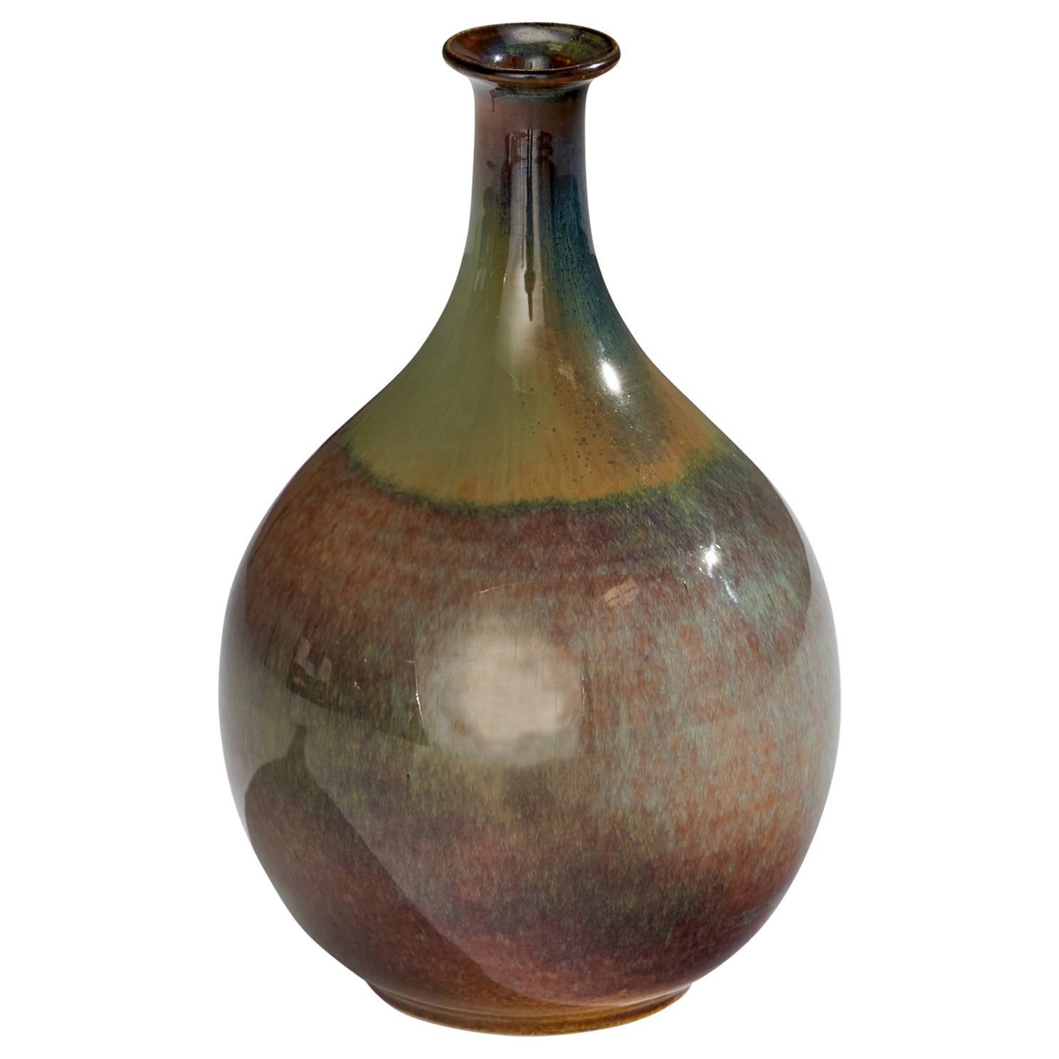 Höganäs, Vase, Stoneware, Sweden, 1960s For Sale