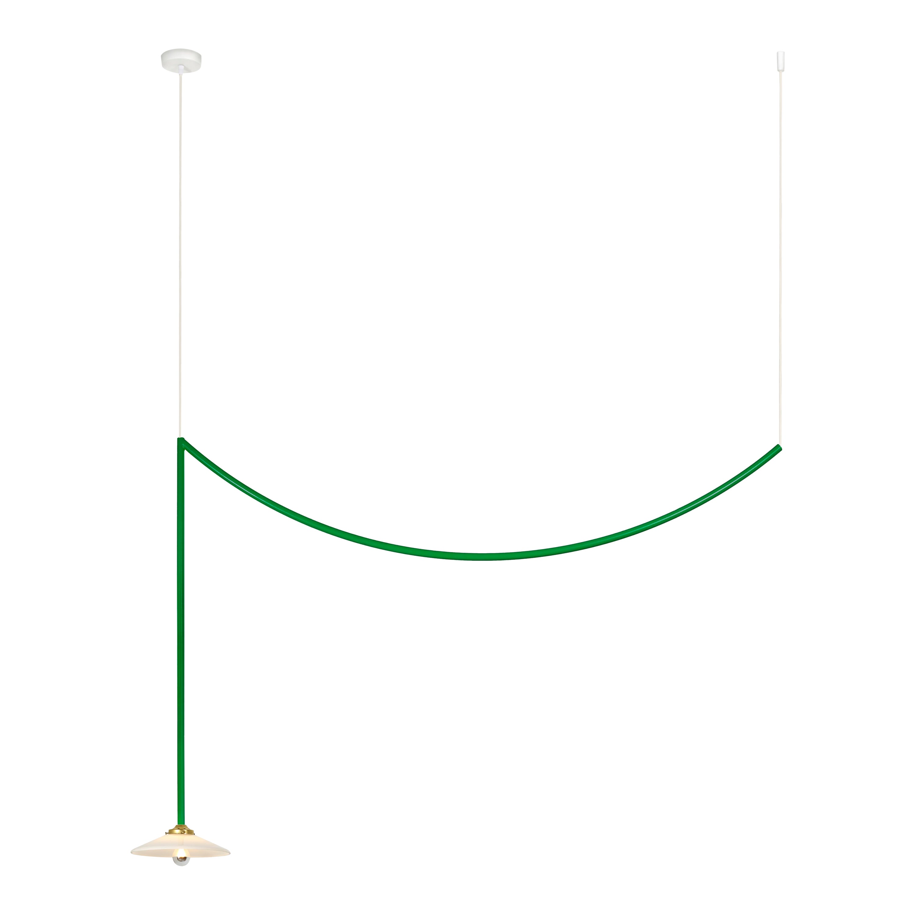 Contemporary Ceiling Lamp N°4 by Muller Van Severen x Valerie Objects, Green For Sale
