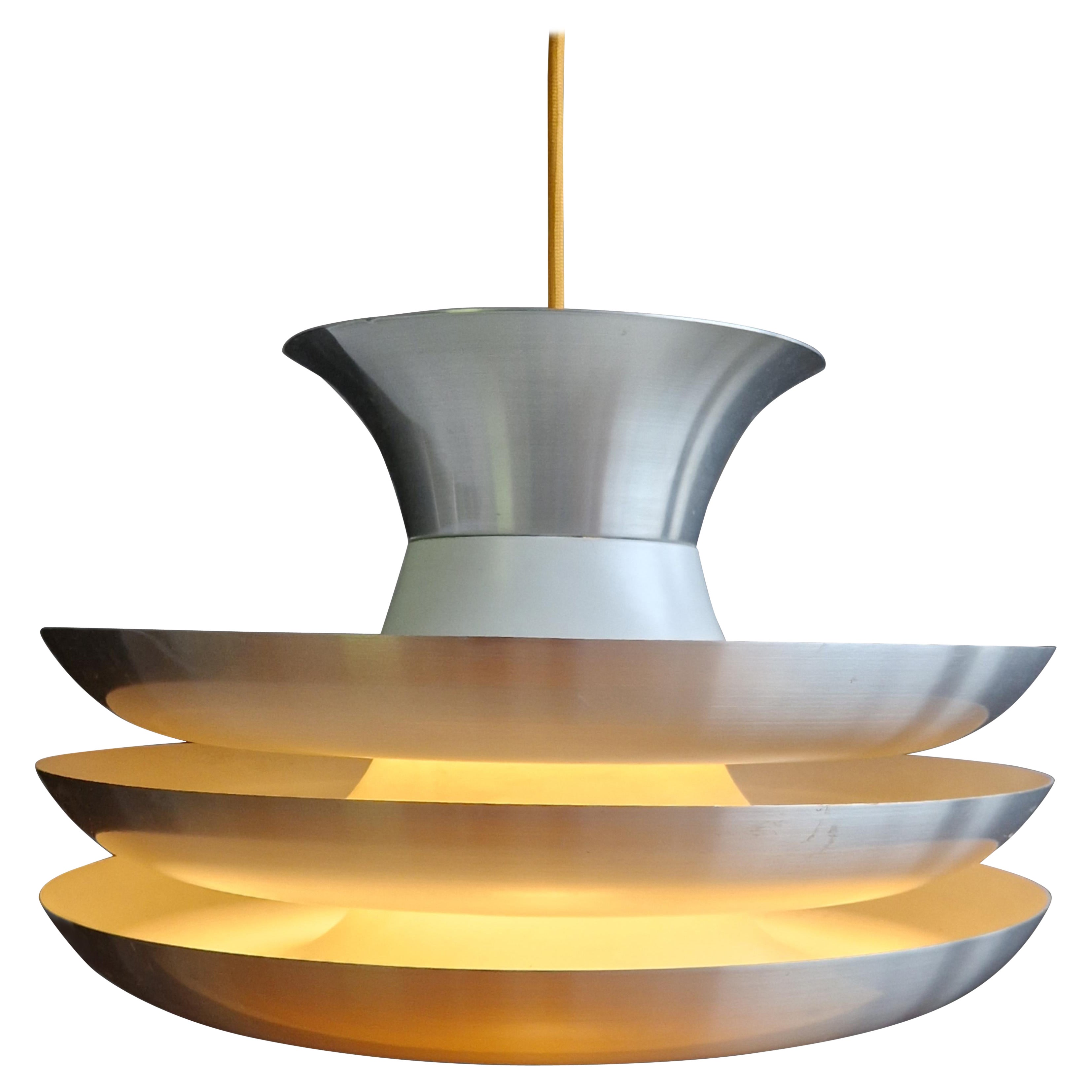 Space age mid century pendant lamp, Netherlands 1960s For Sale