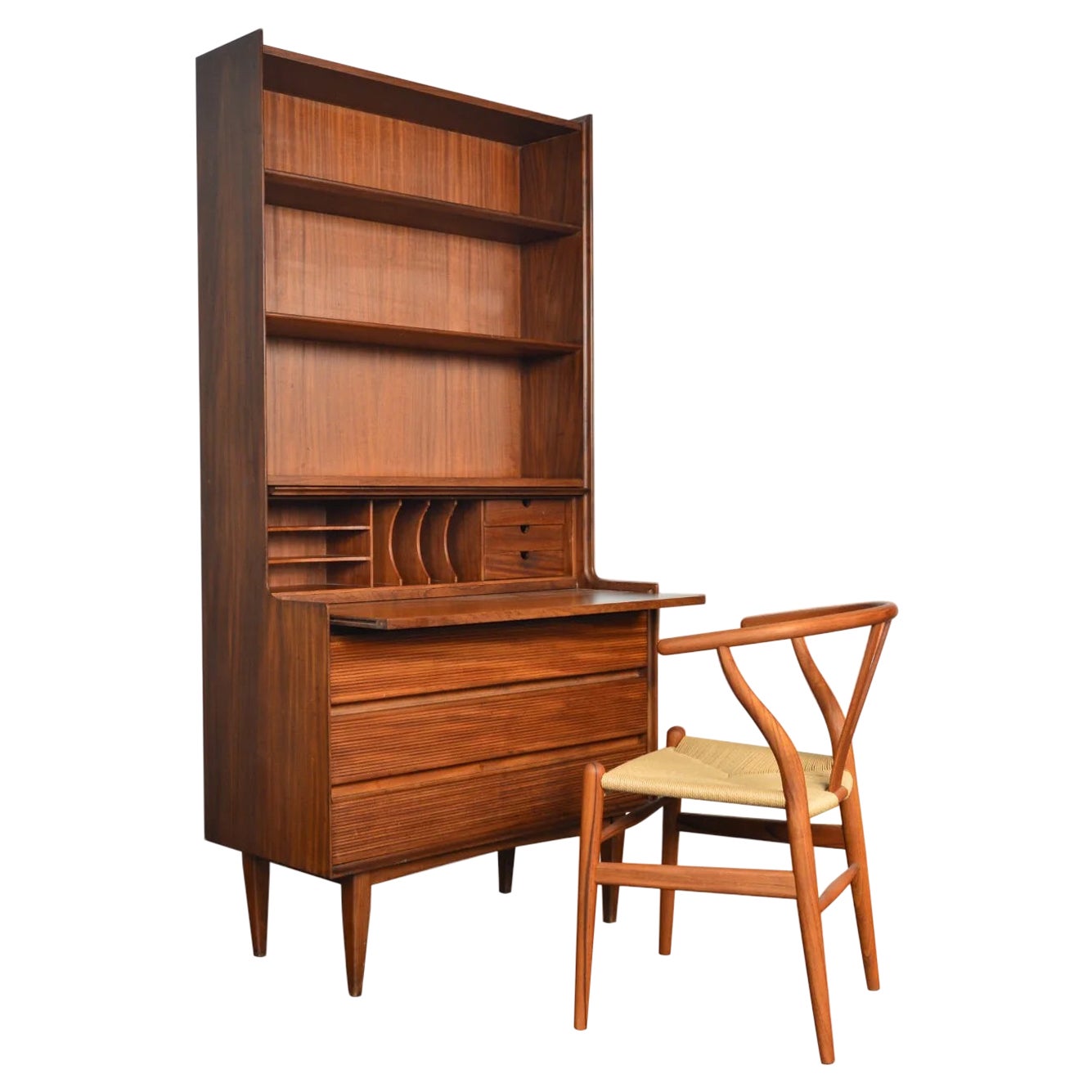 Robert Heritage Secretary / Bookcase In Tola