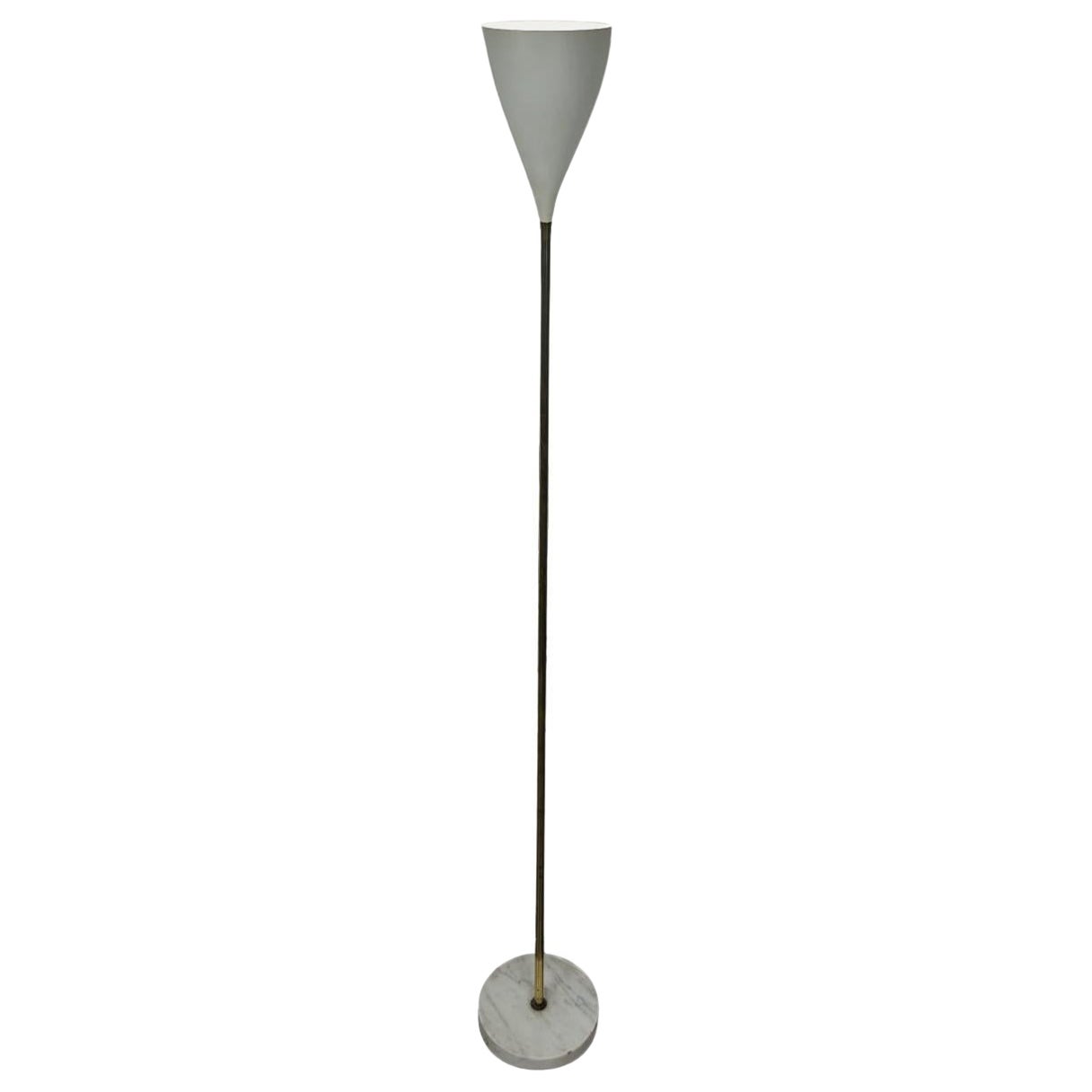 Stehlampe, Giuseppe Ostuni zugeschrieben italienisches Design, Mid-Century 1950er Jahre