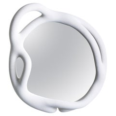 Medium White Portal Mirror by Hot Wire Extensions