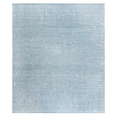 Contemporary Silk Wool Rug by Doris Leslie Blau