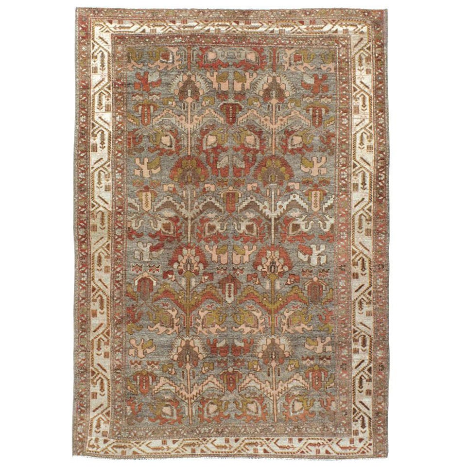 Early 20th Century Handmade Persian Malayer Accent Rug
