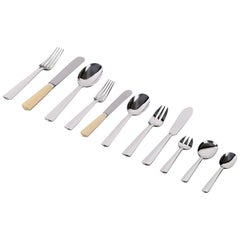 Jean Tetard - Art Deco Cutlery Flatware Set Nice Sterling Silver 152 Pieces