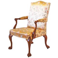George II Elbow Chair with Hairy Paw Feet