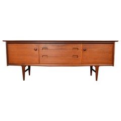 Retro Younger "Fonseca" Credenza In Teak + Afromosia