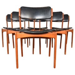 Used Set Of Six Erik Buch Model 49 Dining Chairs In Teak