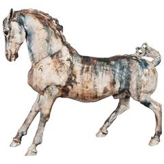 Vintage Elaine Peto Stoneware Horse