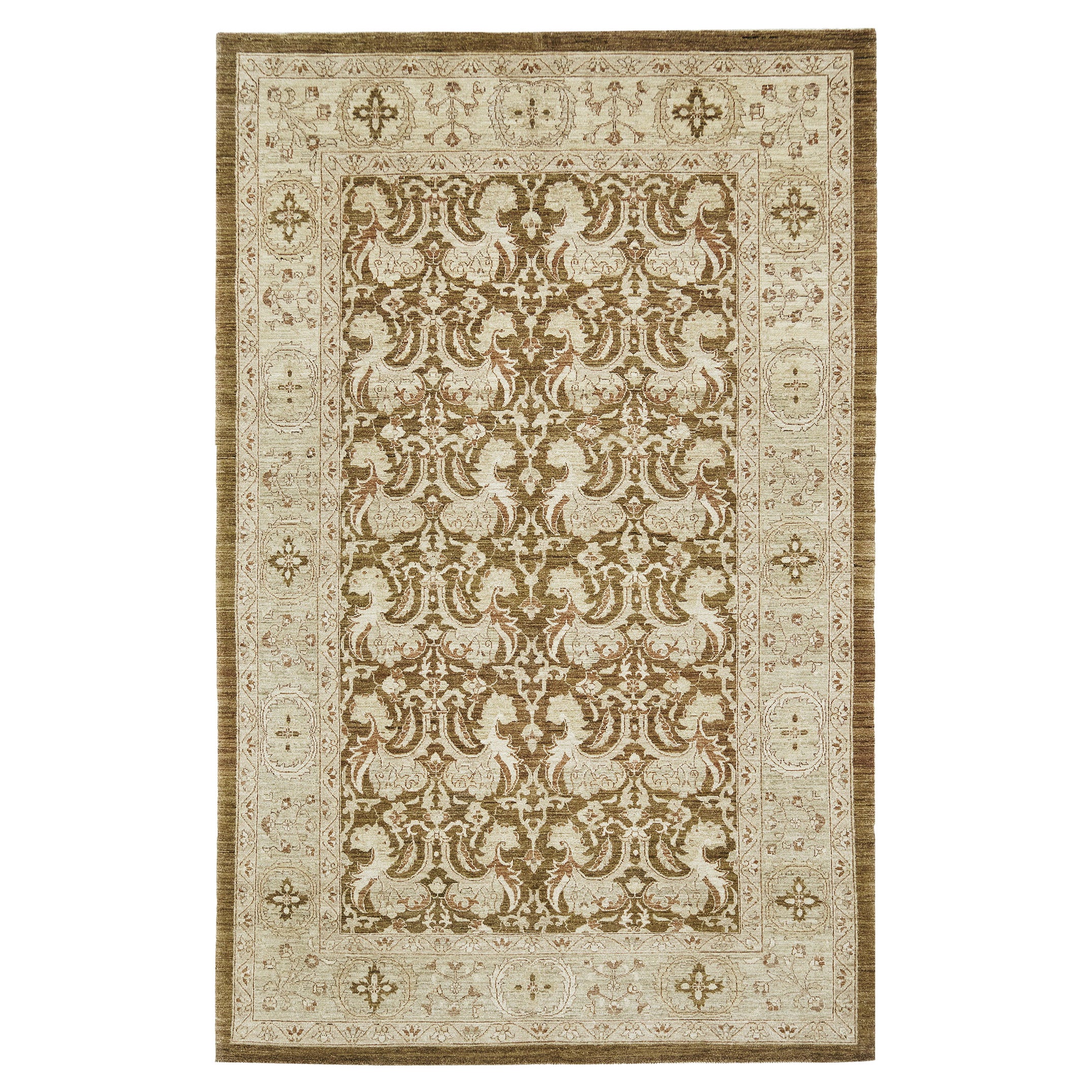 Tapis Mehraban de style néo-baroque vintage de Tabriz