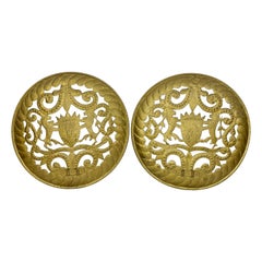 Pareja de Bases de Aplique Forma Escudo