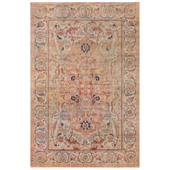Persischer Botanischer Teppich aus Täbris, frühes 20.